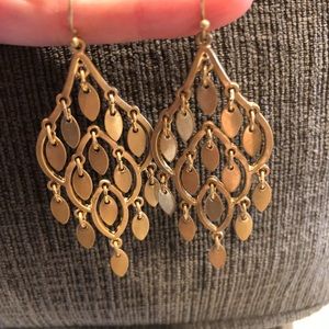 Fun costume gold earrings